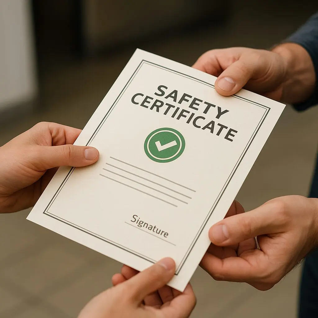 safety certificate